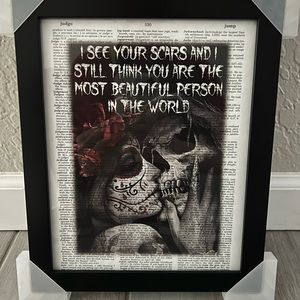 Brand new portrait with frame and hardware